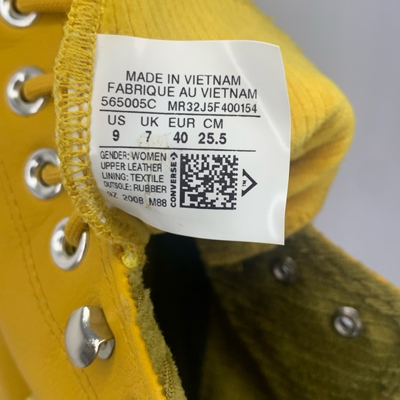 Gore-tex x Converse Chuck Taylor All Star Lugged High Gold diamond - Picture 8 of 8